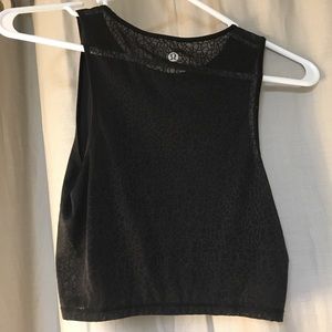 Lululemon crop tank top